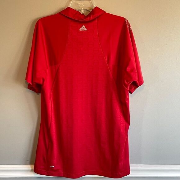 Men’s Climacool Red Golf adidas polo shirt - Picture 2 of 4